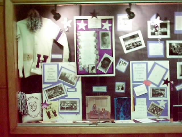 Left side of display